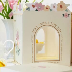 animal forest window cake box for outdoor picnic kids dessert packaging