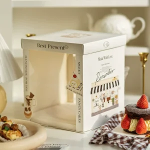 Semi-Transparent Cake Boxes